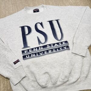 Vintage 90s Penn State Nittany Lions Sweatshirt Men Medium Jansport USA Made PSU